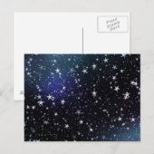 Stars night sky briefkaart (Voorkant / Achterkant)