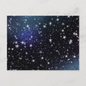 Stars night sky briefkaart (Voorkant)