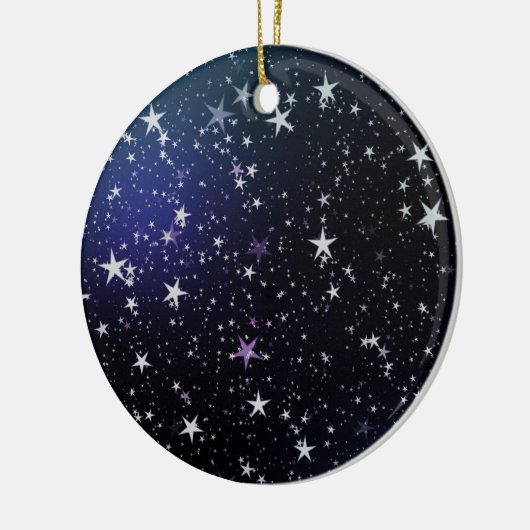 Stars night sky keramisch ornament (Links)