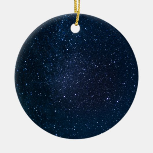 Stars night sky keramisch ornament (Voorkant)