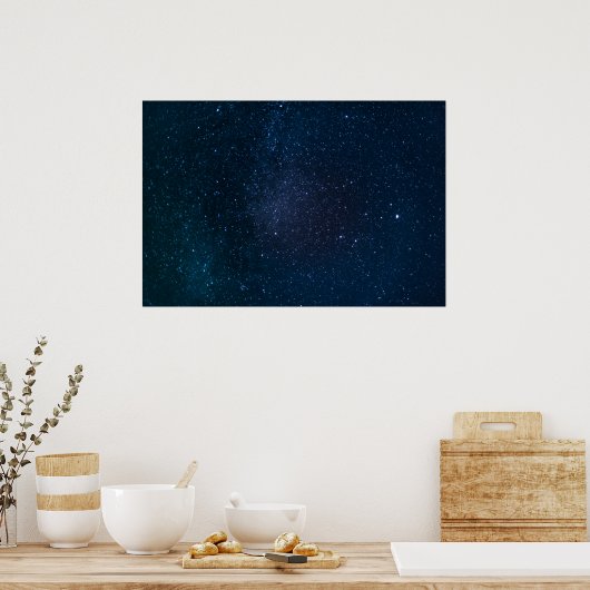 Stars night sky poster (Keuken)