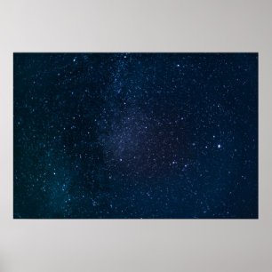 Stars night sky poster
