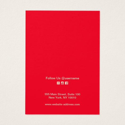 Stars of Christmas Earring Display Kaart (Achterkant)