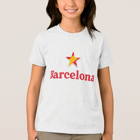 Stars of Spain – Barcelona Tri-Blend Shirt (Voorkant)