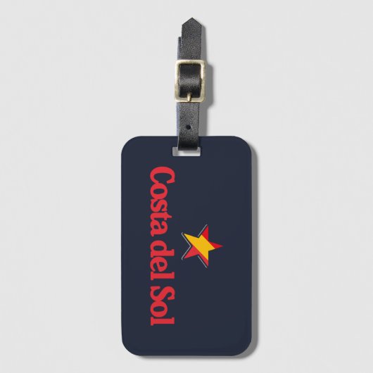 Stars of Spain – Costa del Sol Bagagelabel (Voorkant (verticaal))