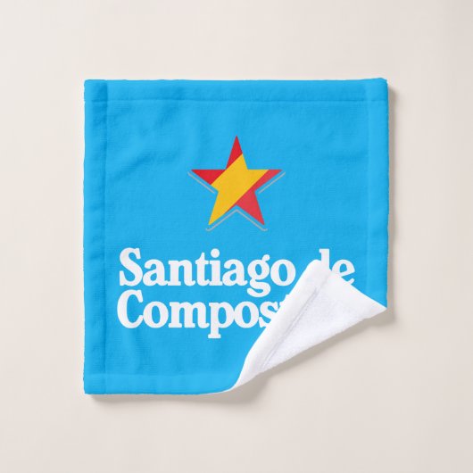 Stars of Spain – Santiago de Compostela Bad Handdoek (Wasdoekje)