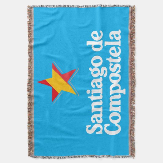 Stars of Spain – Santiago de Compostela Deken (Voorkant Verticaal)