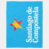 Stars of Spain – Santiago de Compostela Fleece Deken (Voorkant)