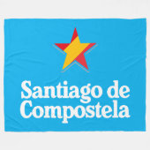Stars of Spain – Santiago de Compostela Fleece Deken (Voorkant (Horizontaal))