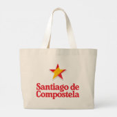 Stars of Spain – Santiago de Compostela Grote Tote Bag (Achterkant)