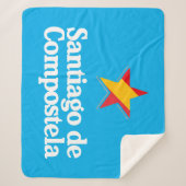 Stars of Spain – Santiago de Compostela Sherpa Deken (Voorkant)