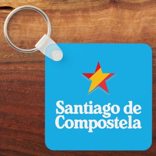 Stars of Spain – Santiago de Compostela Sleutelhanger (Voorkant)
