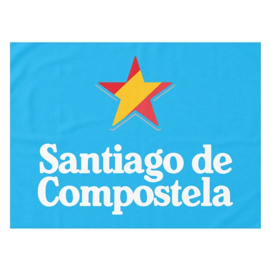 Stars of Spain – Santiago de Compostela Tafelkleed (Voorkant (Horizontaal))