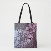 Stars orbs en cirkels abstract ontwerp tote bag (Voorkant)