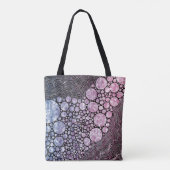 Stars orbs en cirkels abstract ontwerp tote bag (Achterkant)