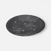 Stars Outer Space Verjaardagsfeestje Papier Borden Papieren Bordje (Gekanteld)