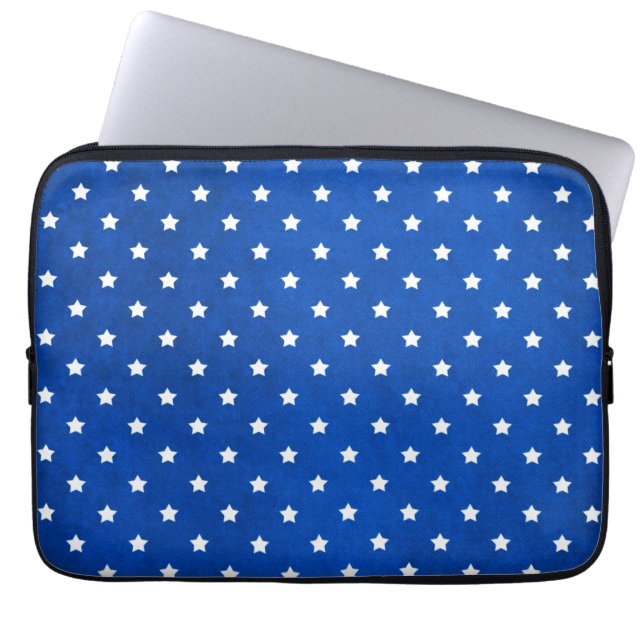 Stars over digitale structuurtextuur van Shirley T Laptop Sleeve (Voorkant)