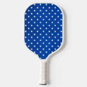 Stars over digitale structuurtextuur van Shirley T Pickleball Paddle (Achterkant)