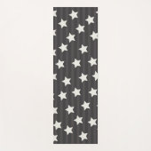 Stars Over Stripes Grijs Yogamat (Voorkant)