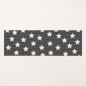 Stars Over Stripes Grijs Yogamat (Voorkant (horizontaal))