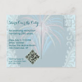 Stars Over the City • 1776–2026 Reception Invite Briefkaart (Achterkant)