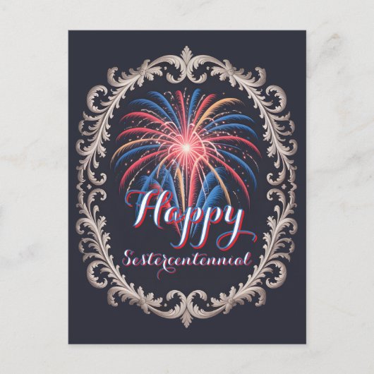 Stars Over the City • 1776–2026 Reception Invite Briefkaart (Voorkant)