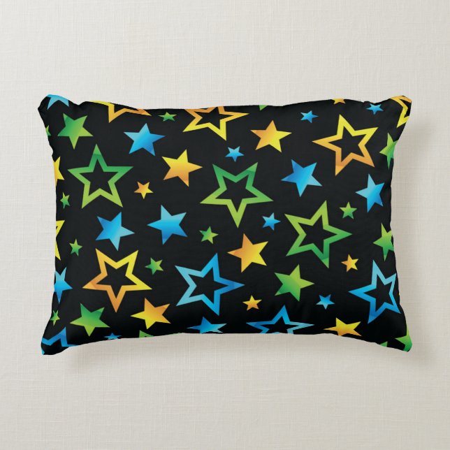 Stars patroon accent kussen (Voorkant)