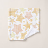 Stars patroon bad handdoek (Wasdoekje)