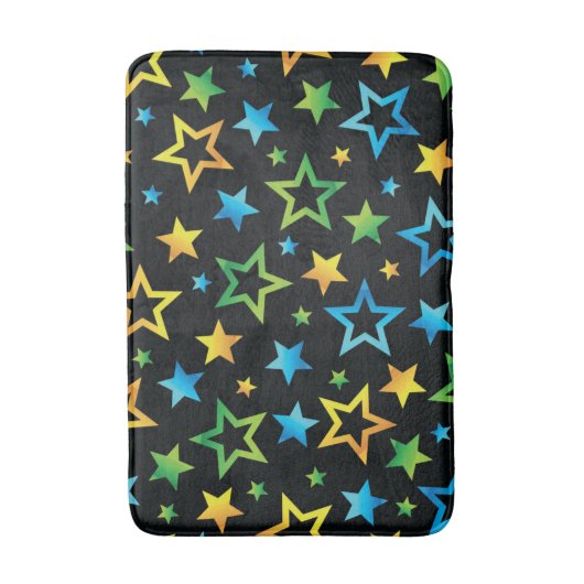 Stars patroon badmat (Voorkant Verticaal)