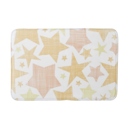 Stars patroon badmat (Voorkant)