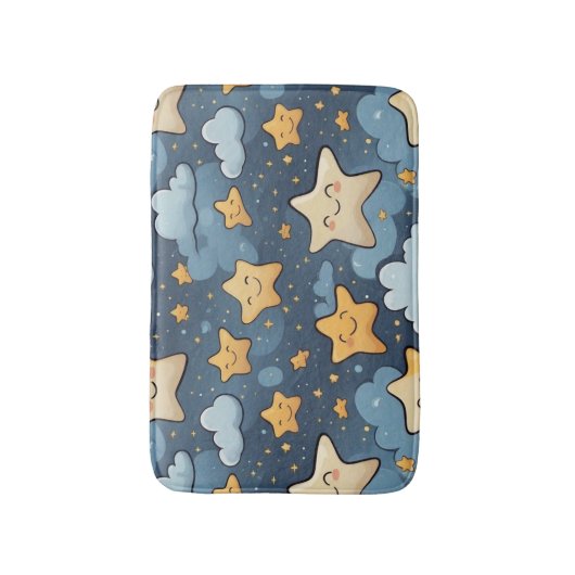 Stars patroon badmat (Voorkant Verticaal)