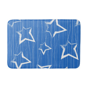 Stars patroon badmat