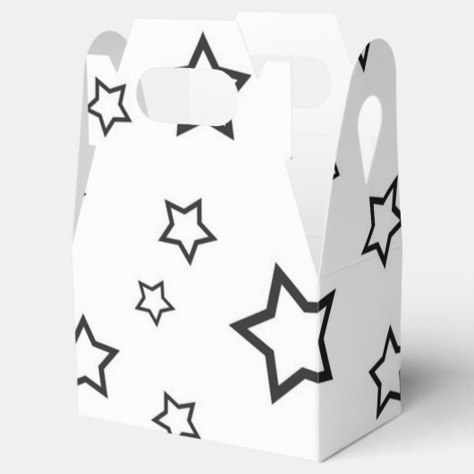 Stars patroon bedankdoosjes (Geopend)