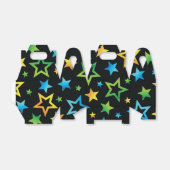 Stars patroon bedankdoosjes (Uitgevouwen)