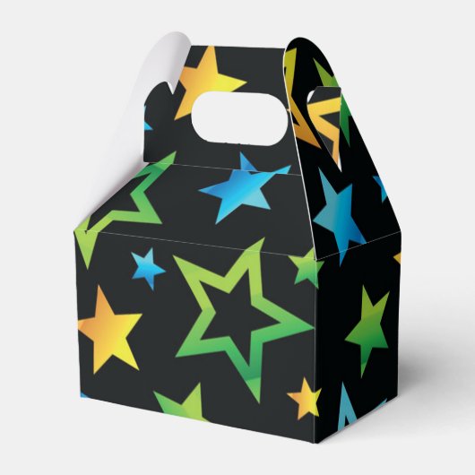Stars patroon bedankdoosjes (Voorkant Zijde)