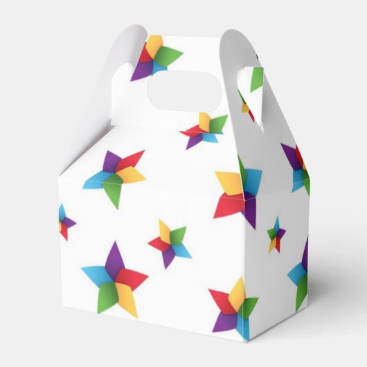 Stars patroon bedankdoosjes (Voorkant Zijde)