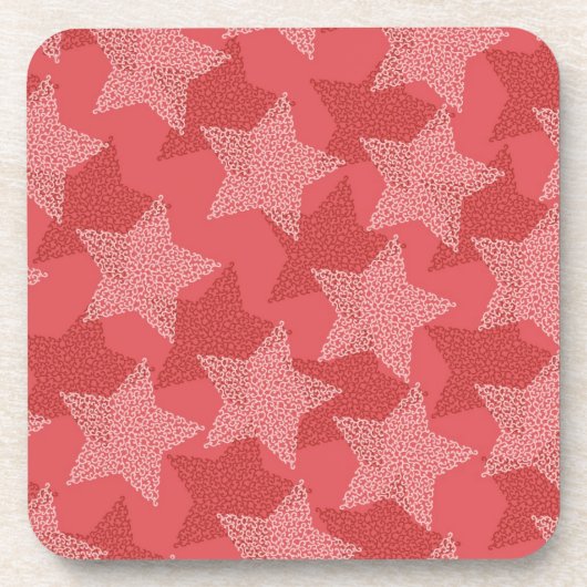 Stars patroon bier onderzetter (Voorkant)