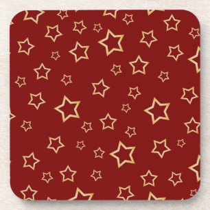 Stars patroon bier onderzetter