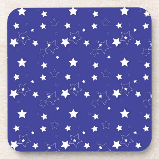 Stars patroon bier onderzetter (Voorkant)