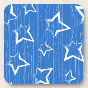 Stars patroon bier onderzetter