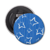 Stars patroon button flesopener (Voorkant)