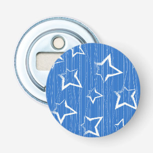 Stars patroon button flesopener
