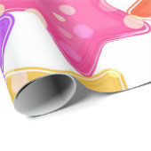 Stars patroon cadeaupapier (Rol Hoek)