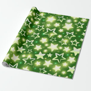Stars patroon cadeaupapier