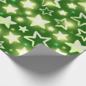 Stars patroon cadeaupapier (Hoek)
