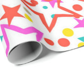 Stars patroon cadeaupapier (Rol Hoek)