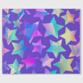 Stars patroon cadeaupapier (Vlak)