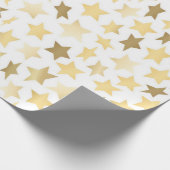 Stars patroon cadeaupapier (Hoek)
