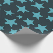 Stars patroon cadeaupapier (Hoek)
