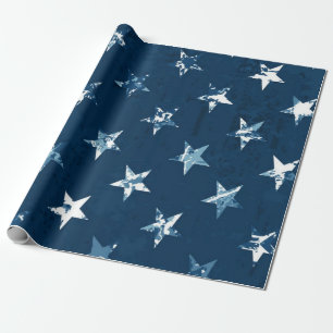 Stars patroon cadeaupapier